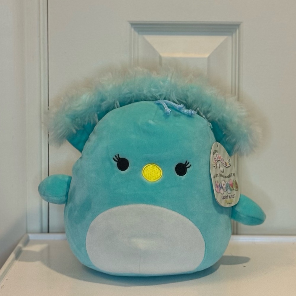Tiff Peacock Squishmallow 8”